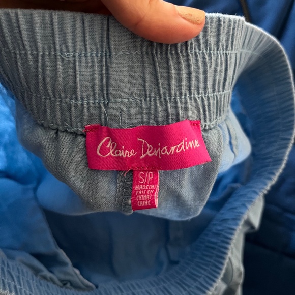 Claire Desjardins – Linen & Cotton – Wide-Leg Pull-On Pants – Size S - Picture 4 of 6